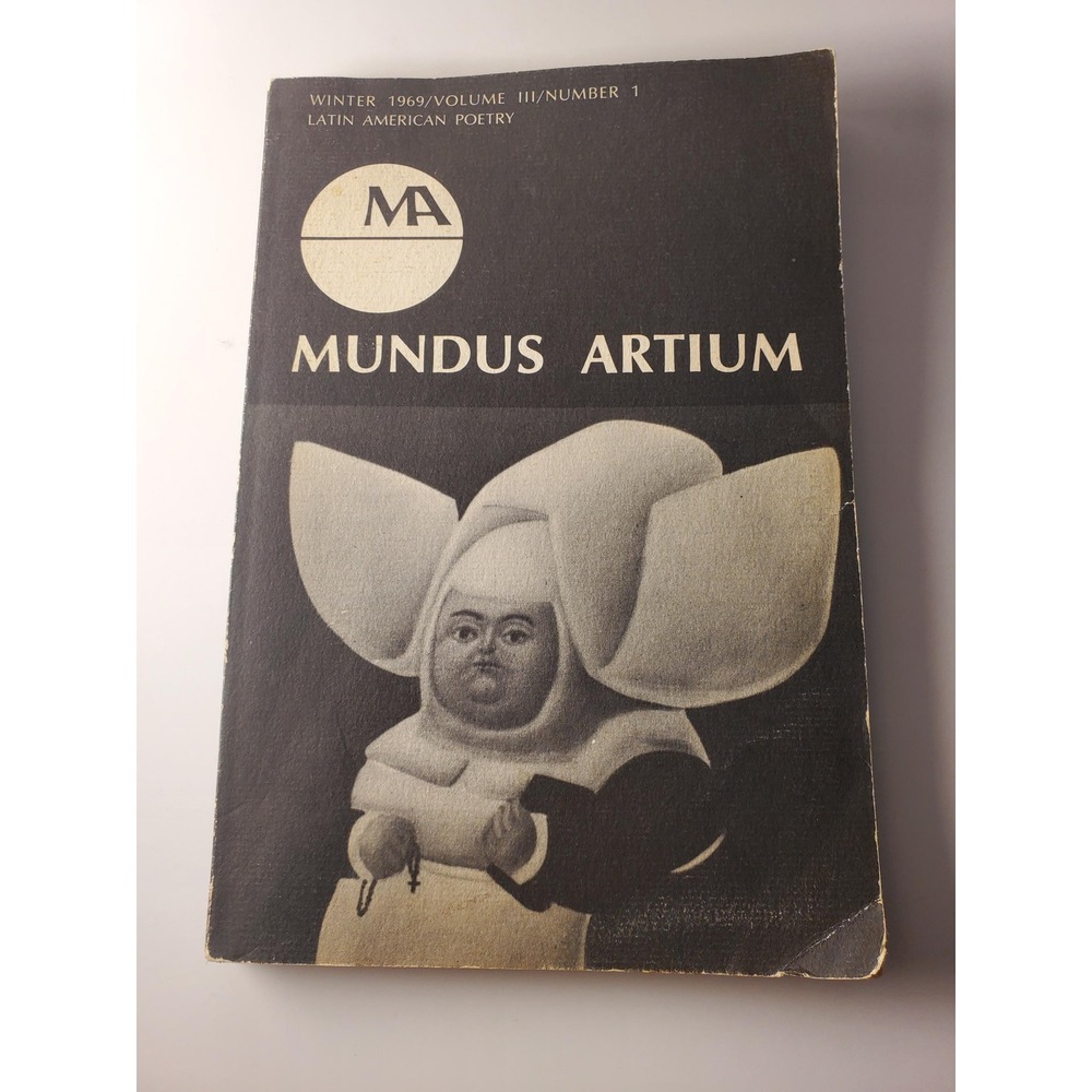 Vintage 1969 Mundus Artium Magazine Vol III No 1 Latin American Poetry Botero